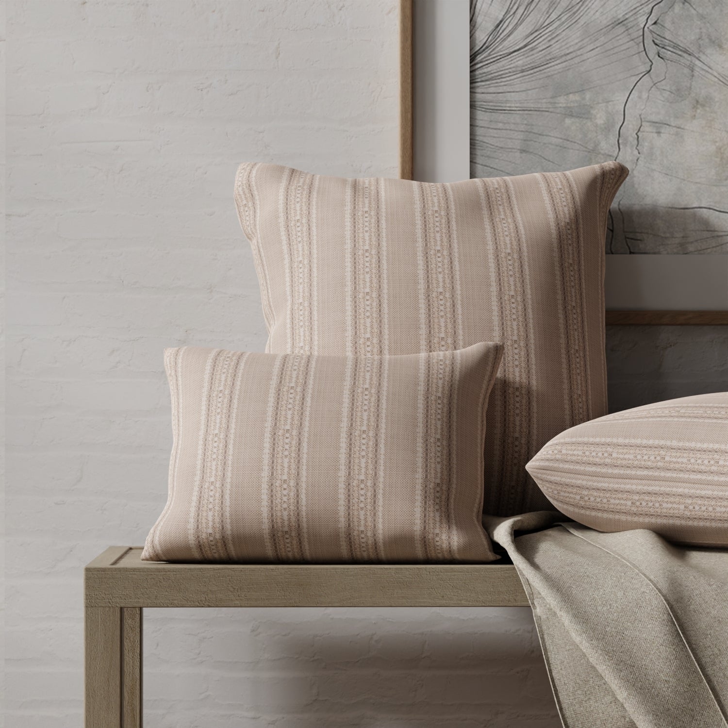 Lumi Griege - Folio Fabrics
