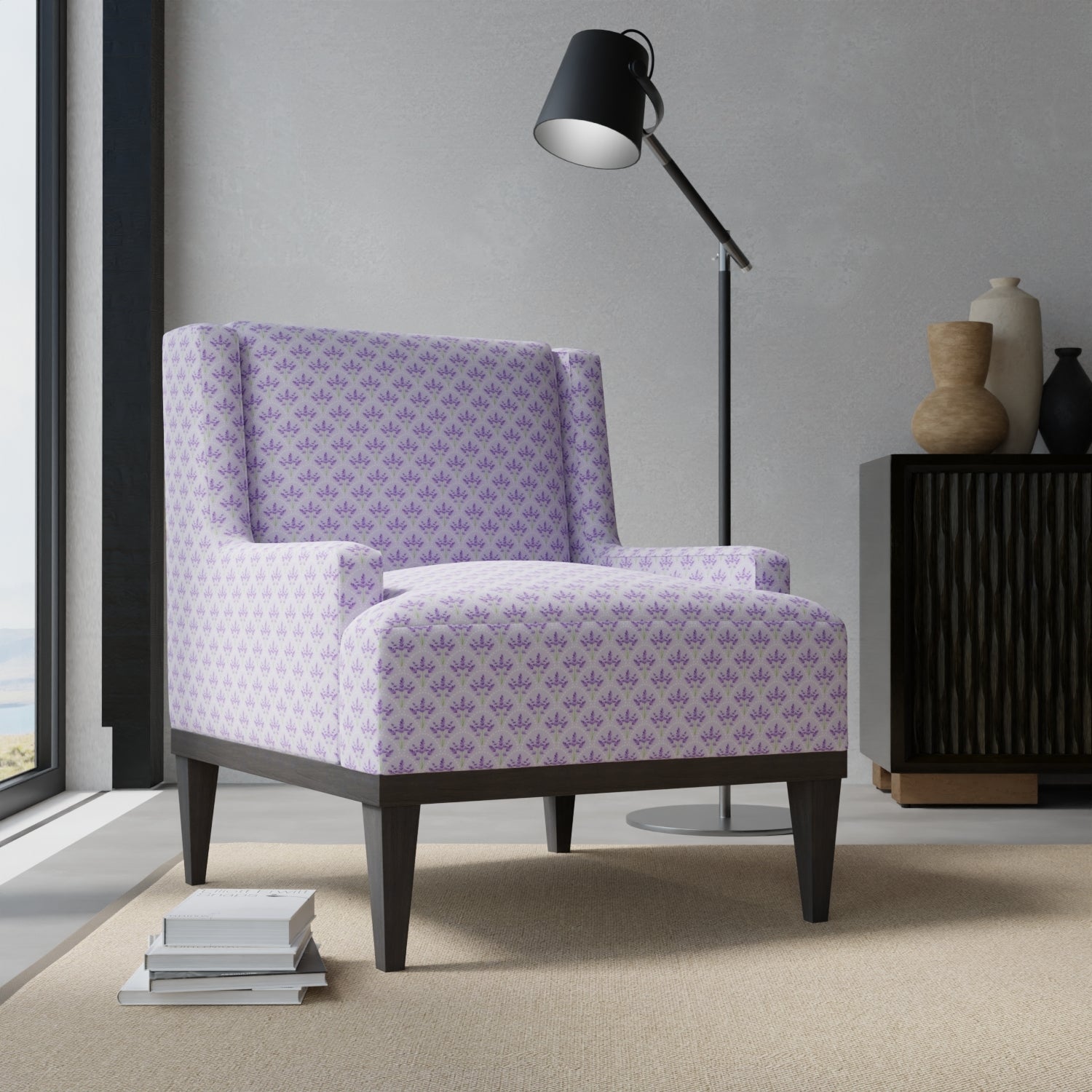 Lumley Lavender - Folio Fabrics