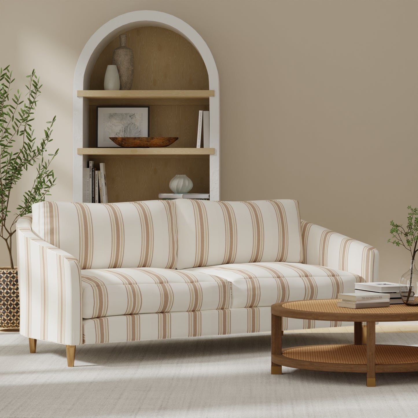 Lyman Truffle - Folio Fabrics