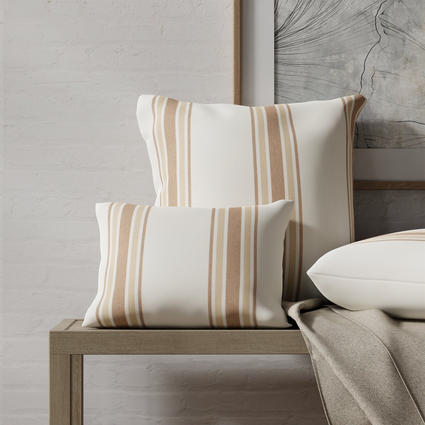Lyman Truffle - Folio Fabrics