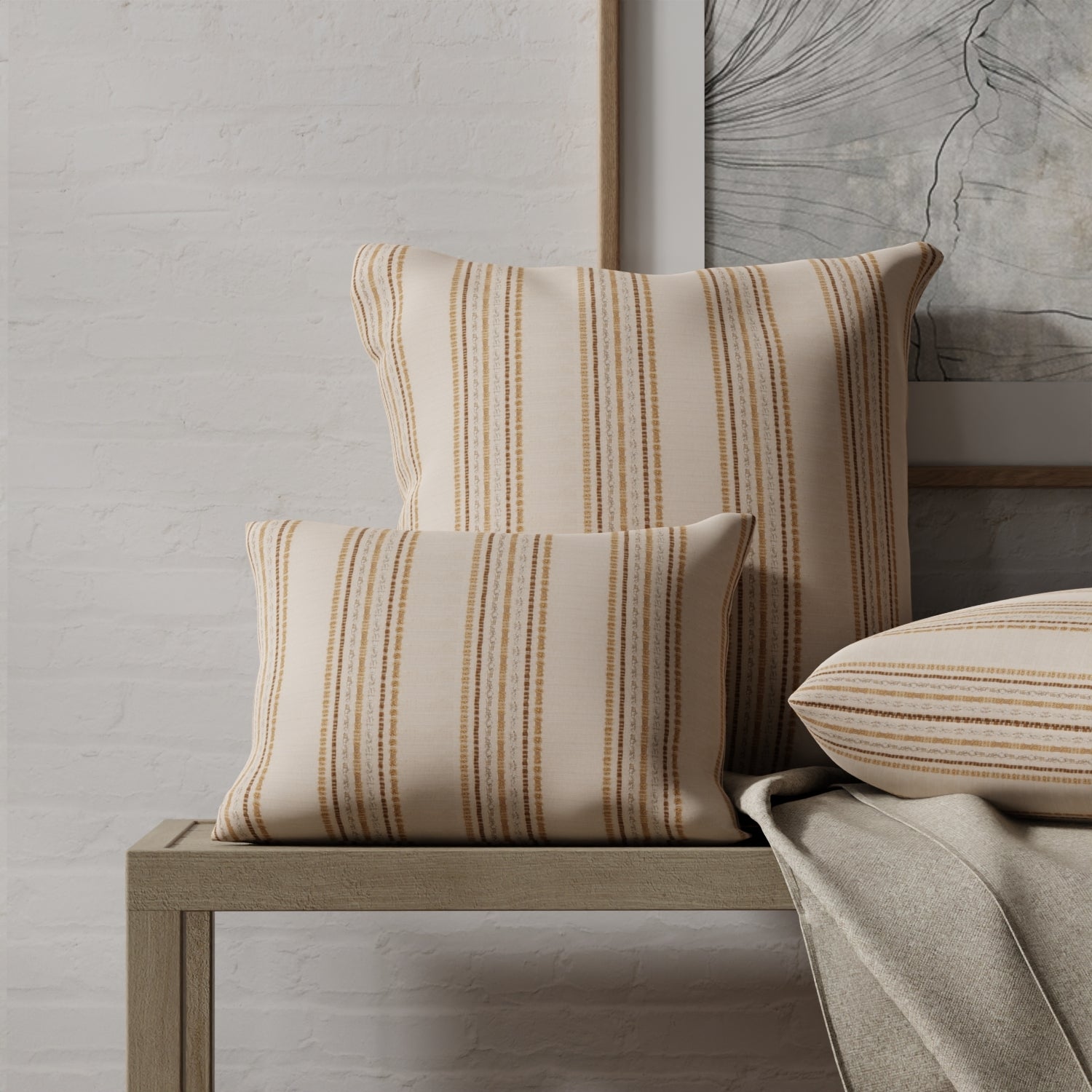 Manfred Caramel - Folio Fabrics