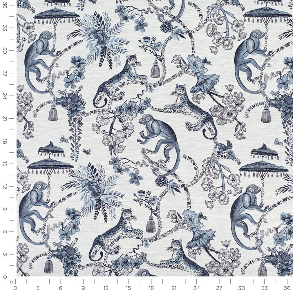 Marinette Blue - Folio Fabrics