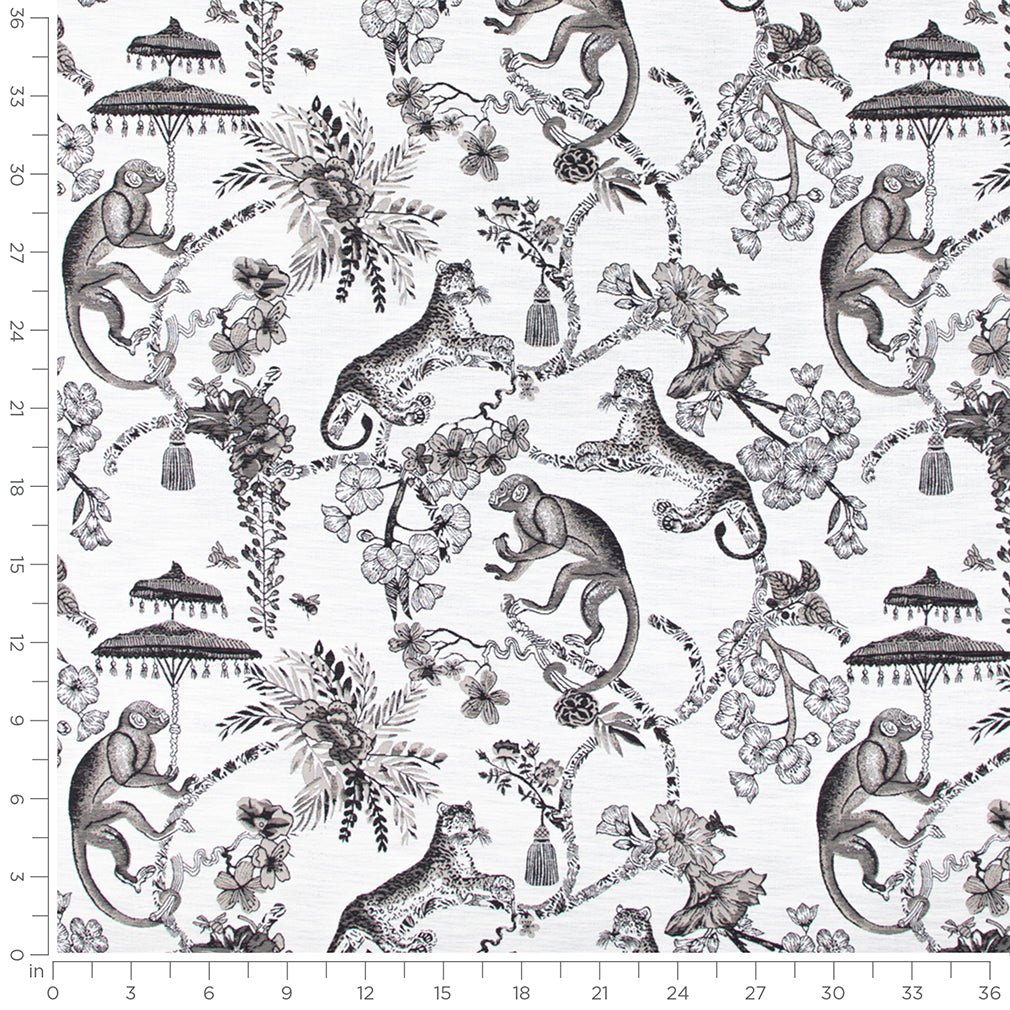 Marinette Carbon - Folio Fabrics