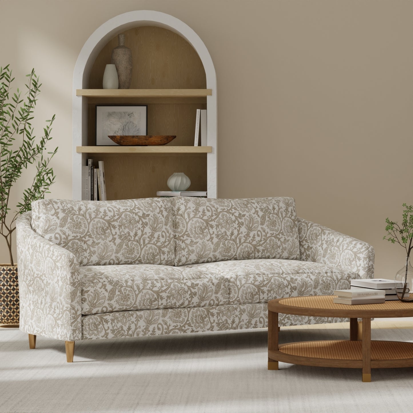 Meriwether Truffle - Folio Fabrics