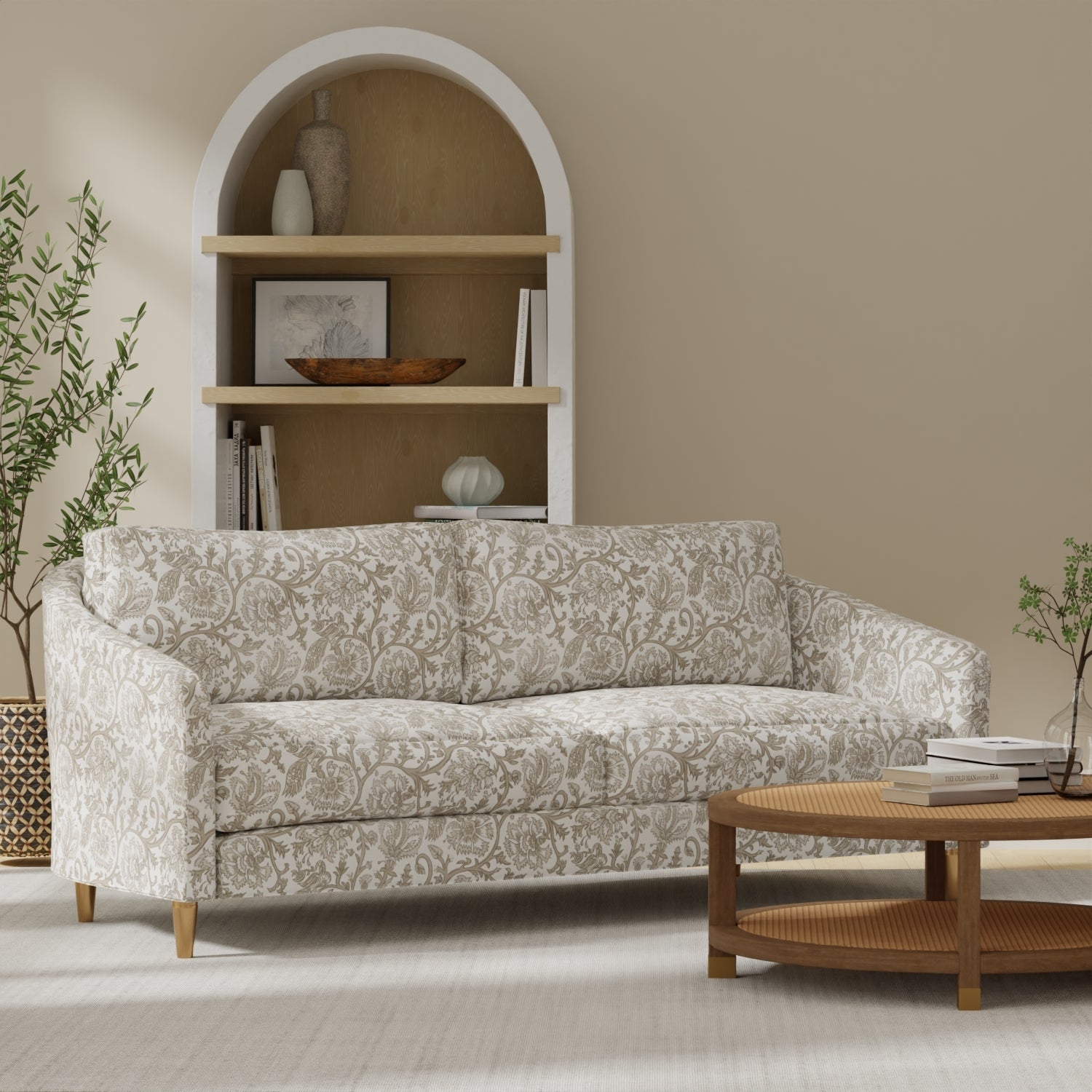 Meriwether Truffle - Folio Fabrics