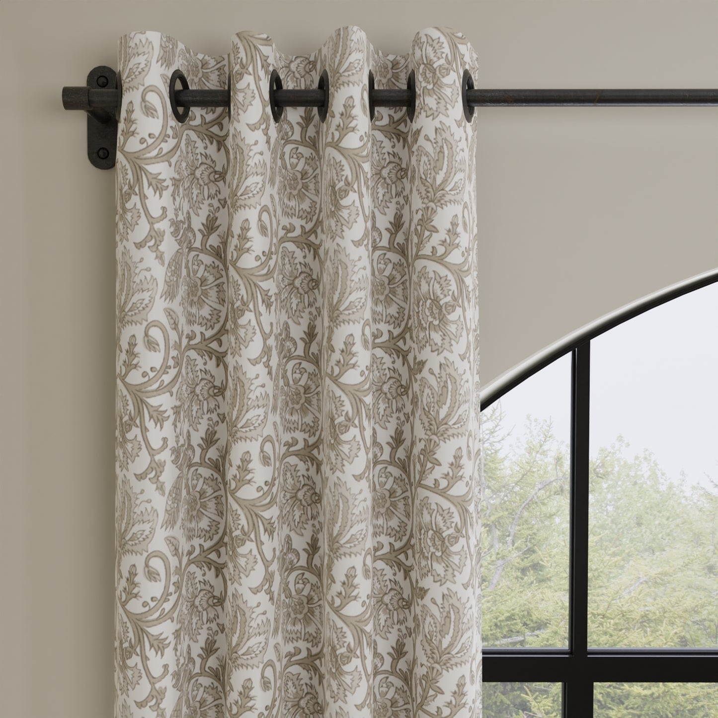 Meriwether Truffle - Folio Fabrics