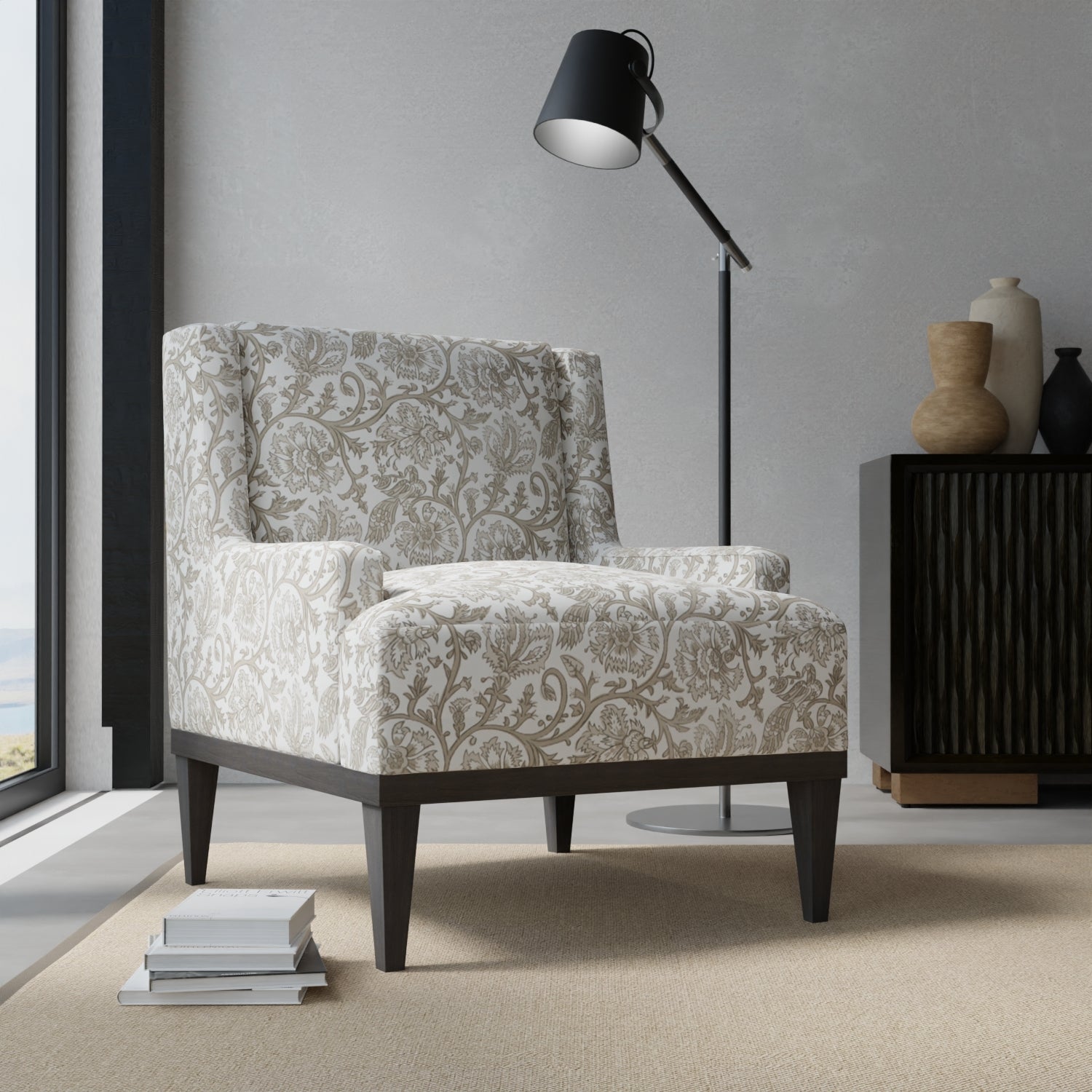 Meriwether Truffle - Folio Fabrics