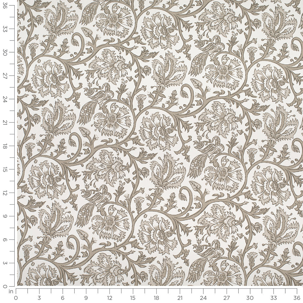 Meriwether Truffle - Folio Fabrics