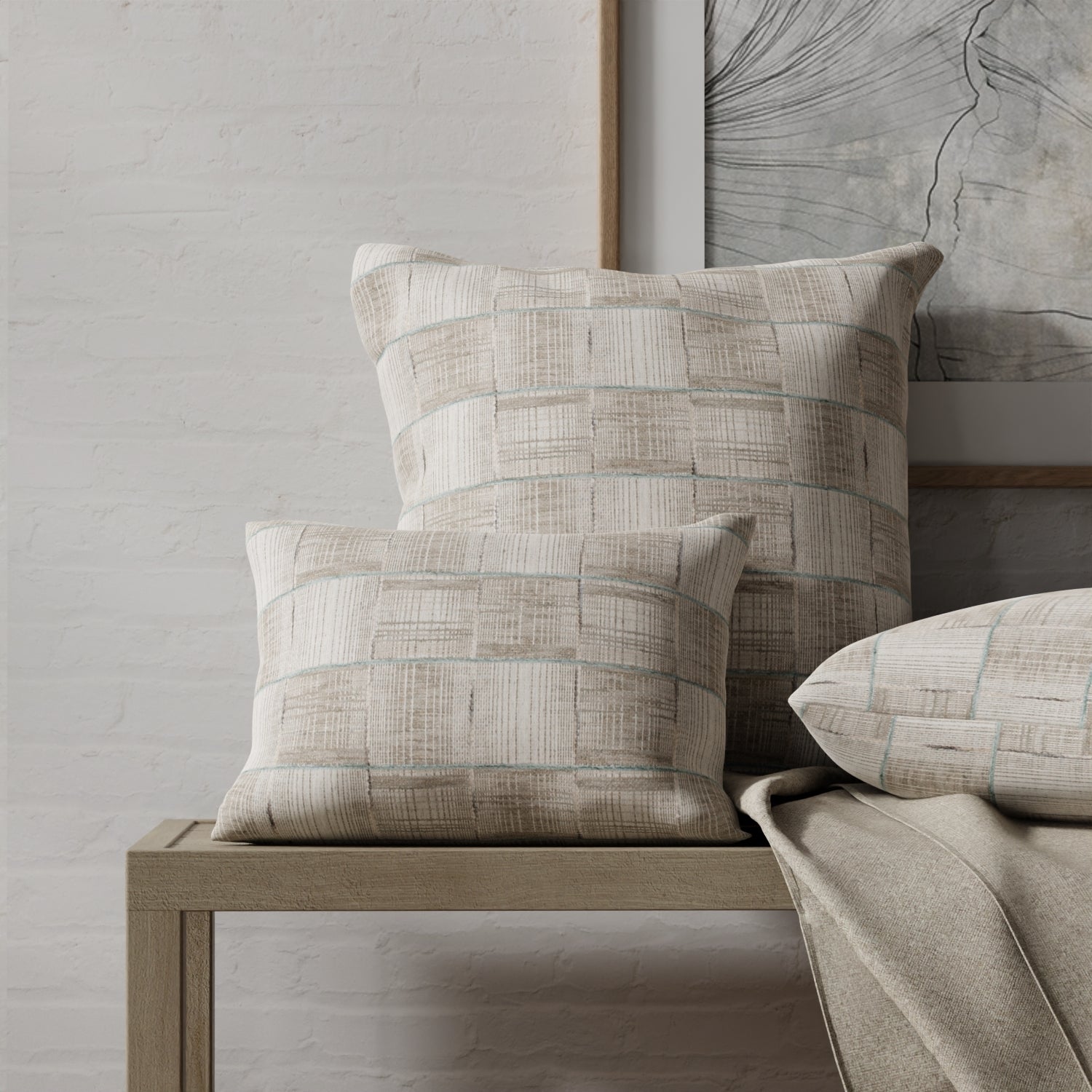 Millard Gravel - Folio Fabrics