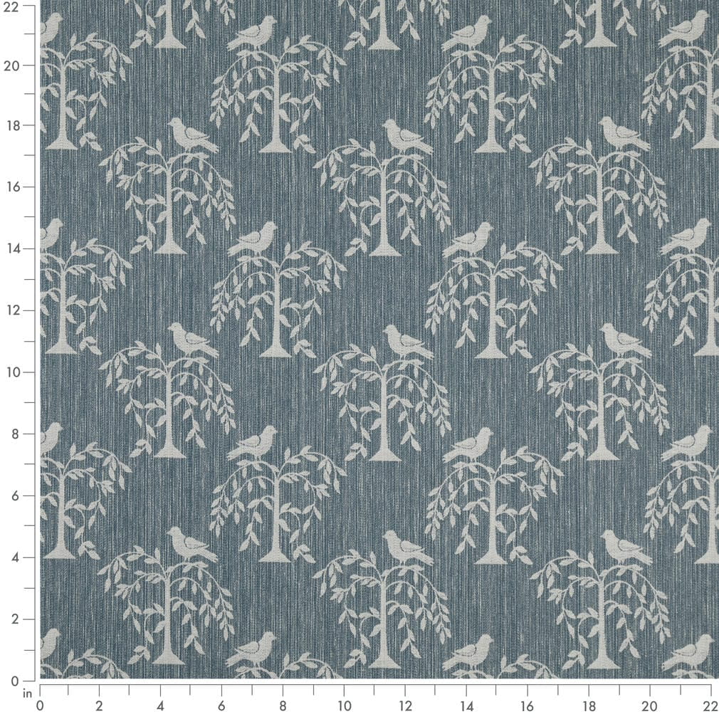 Pablo Slate Blue - Folio Fabrics