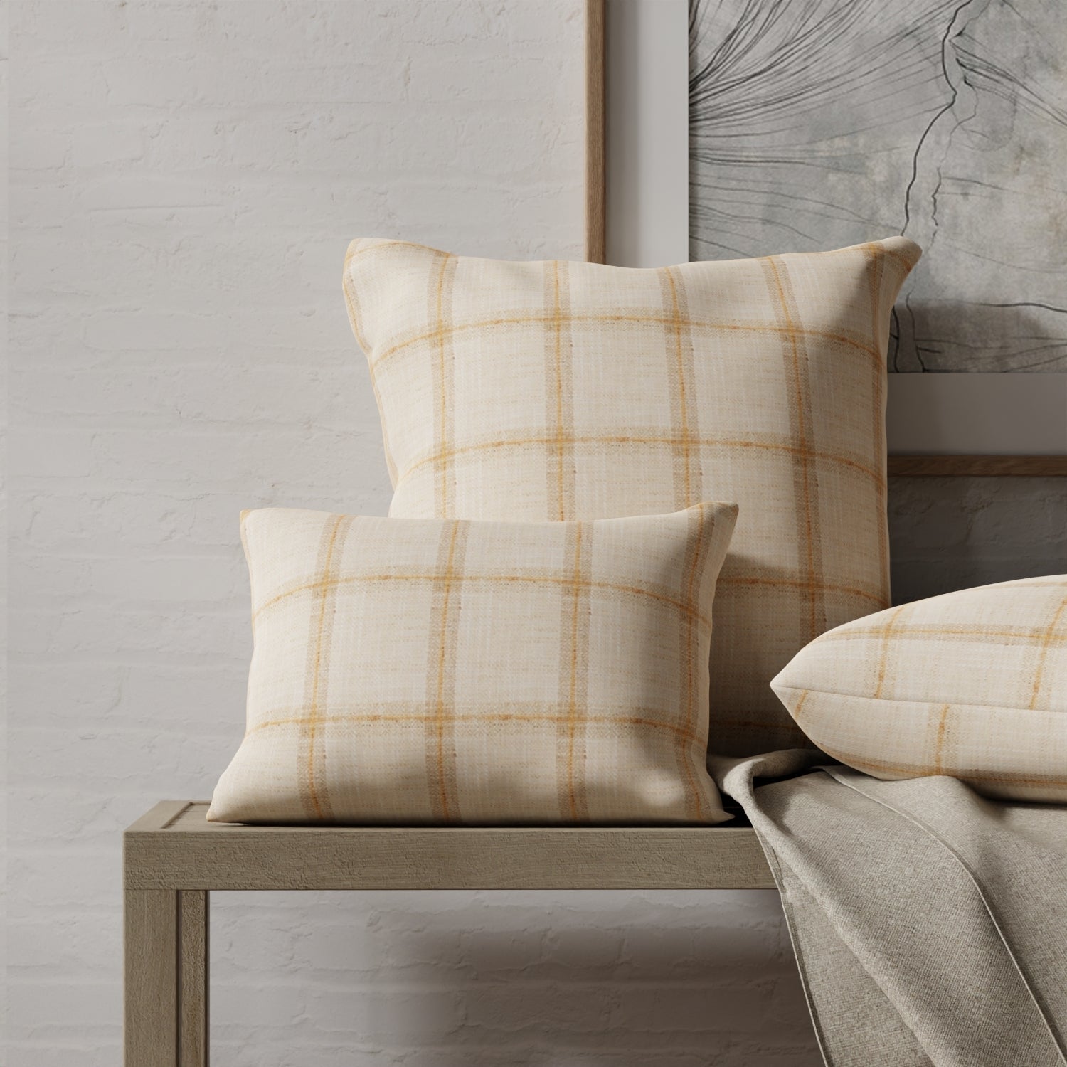Rockdale Straw - Folio Fabrics