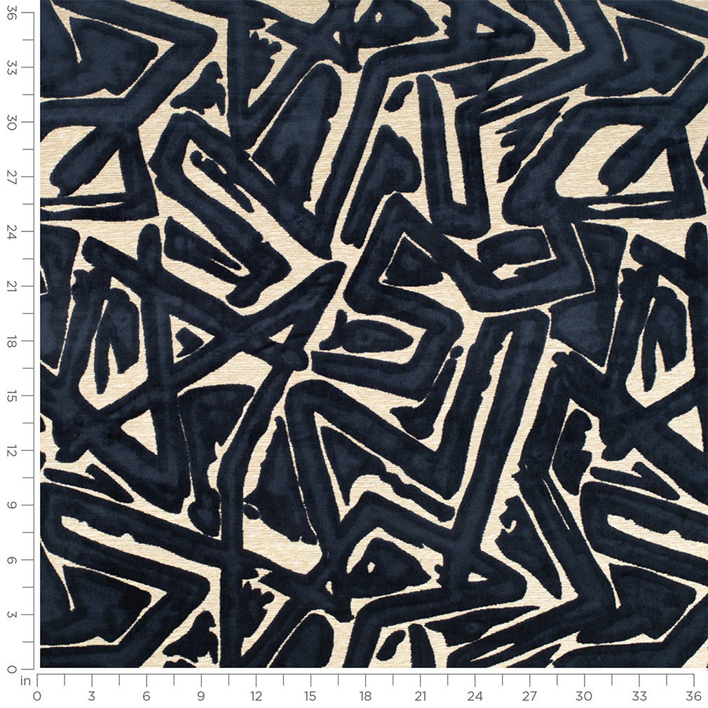 Sabine Navy - Folio Fabrics