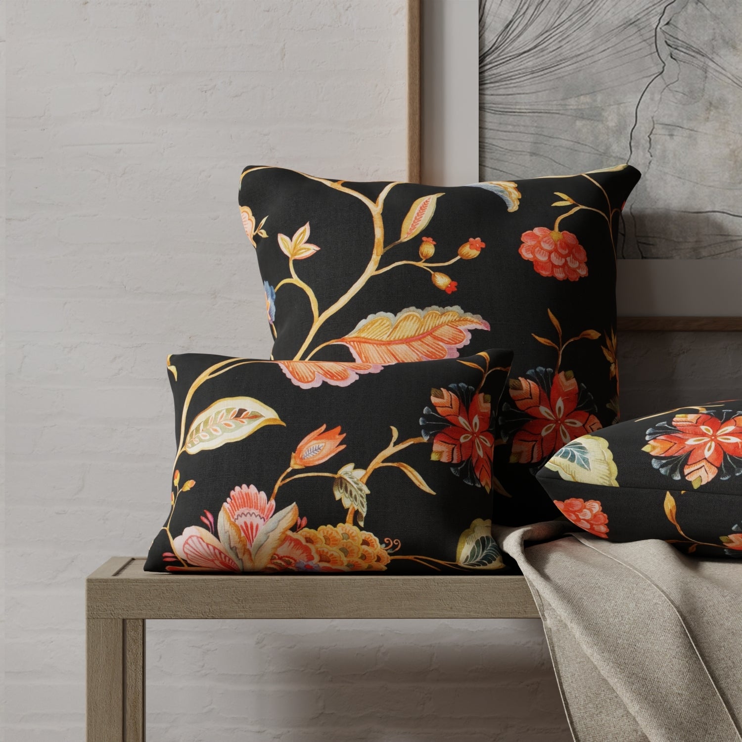 Sorren Onyx - Folio Fabrics