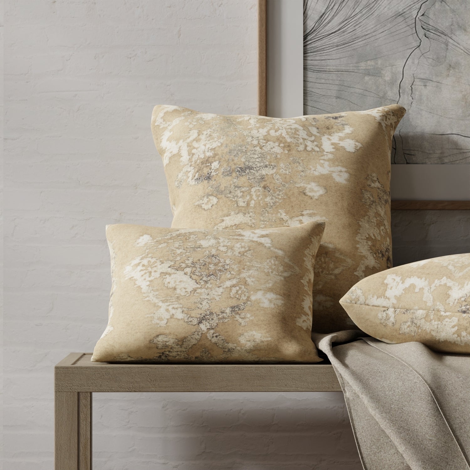 Tamzi Latte - Folio Fabrics