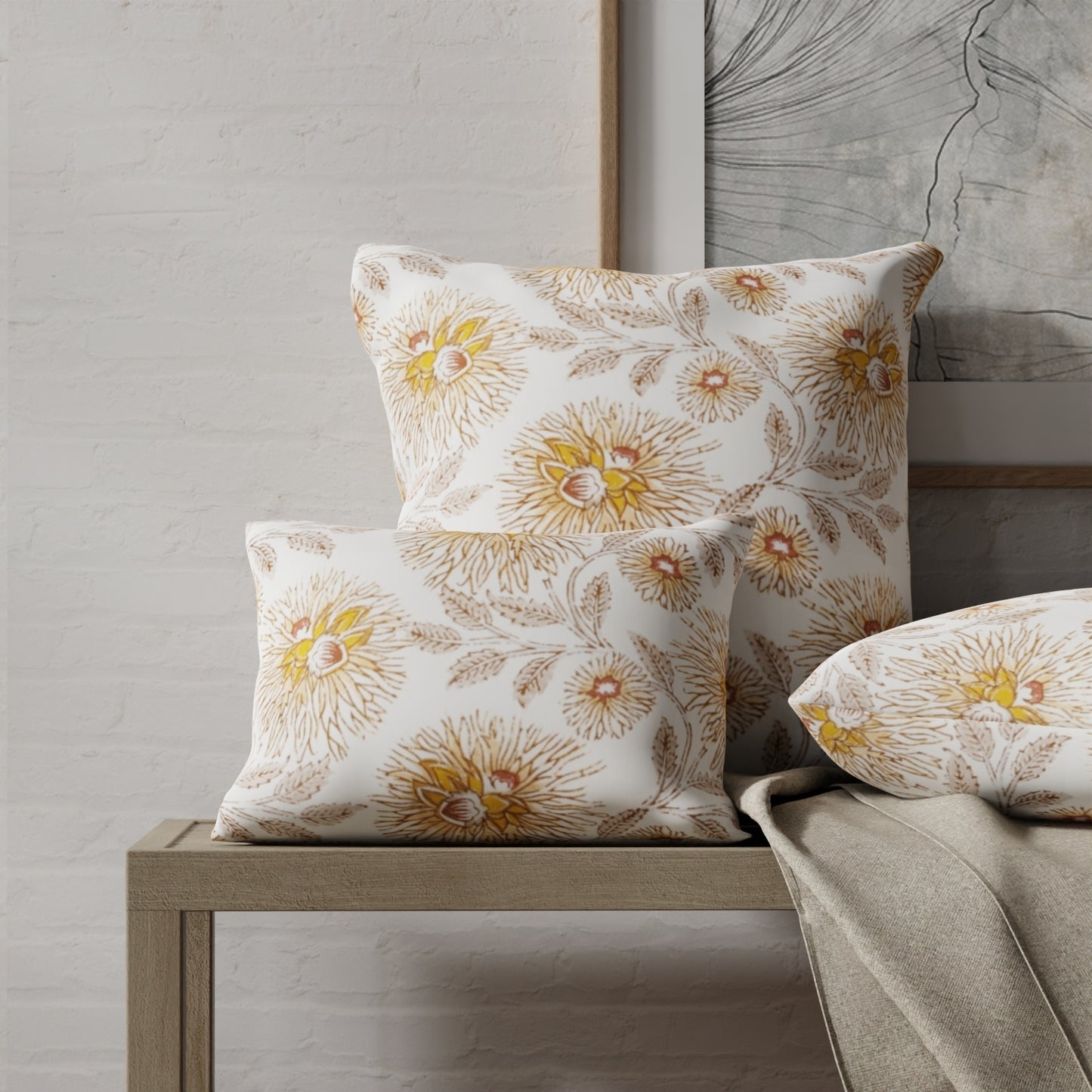 Tift Mustard - Folio Fabrics