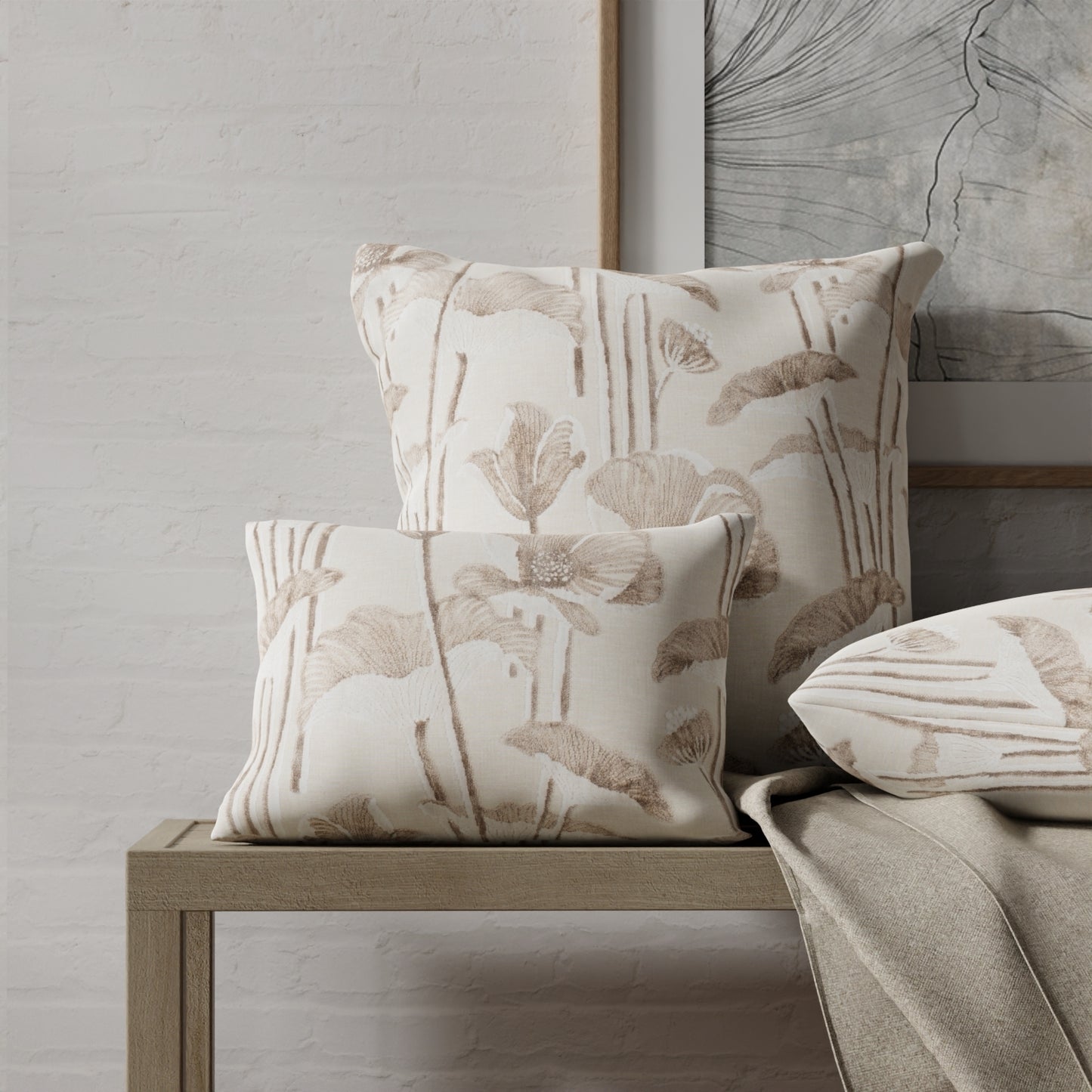 Tipton Mushroom - Folio Fabrics