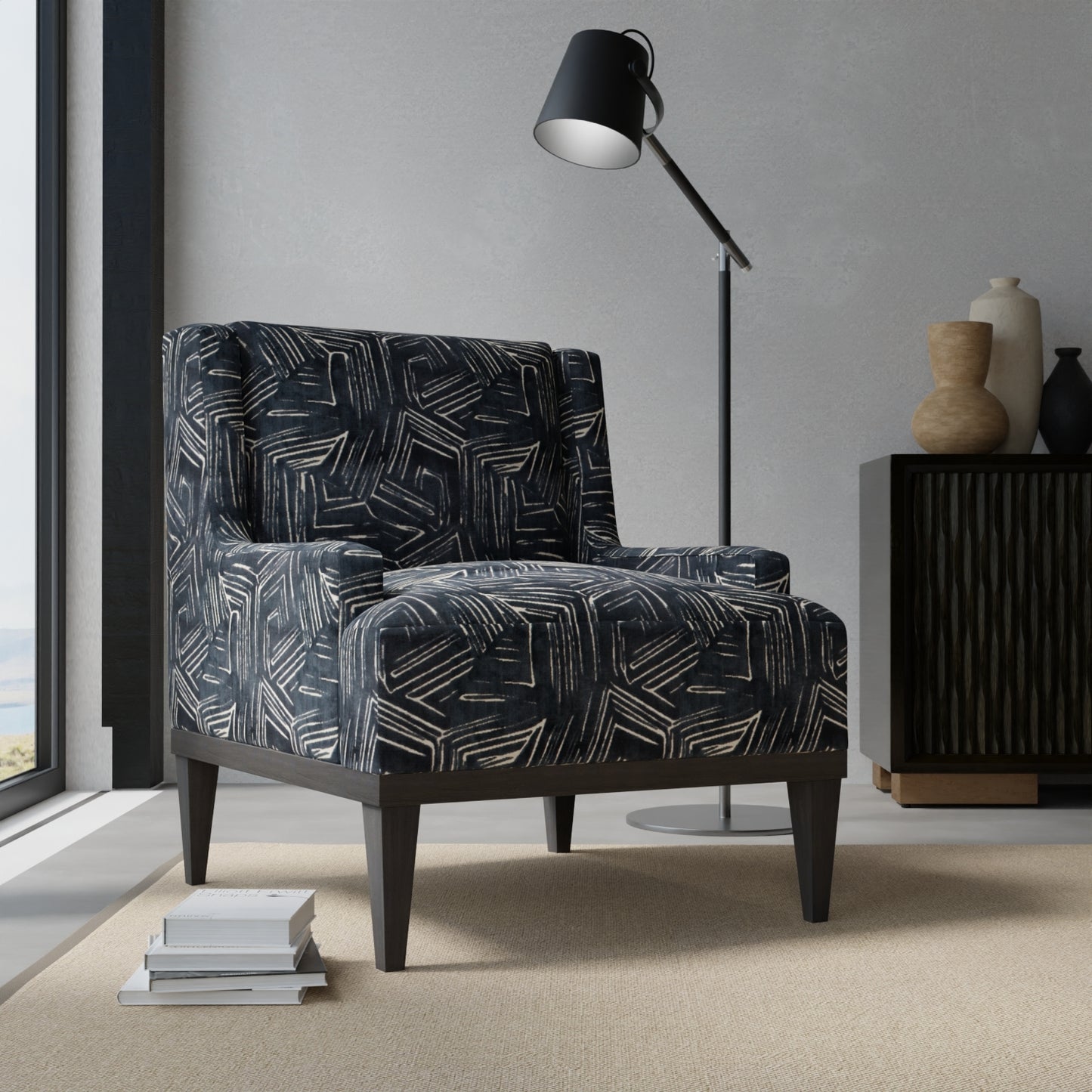 Trego Carbon - Folio Fabrics