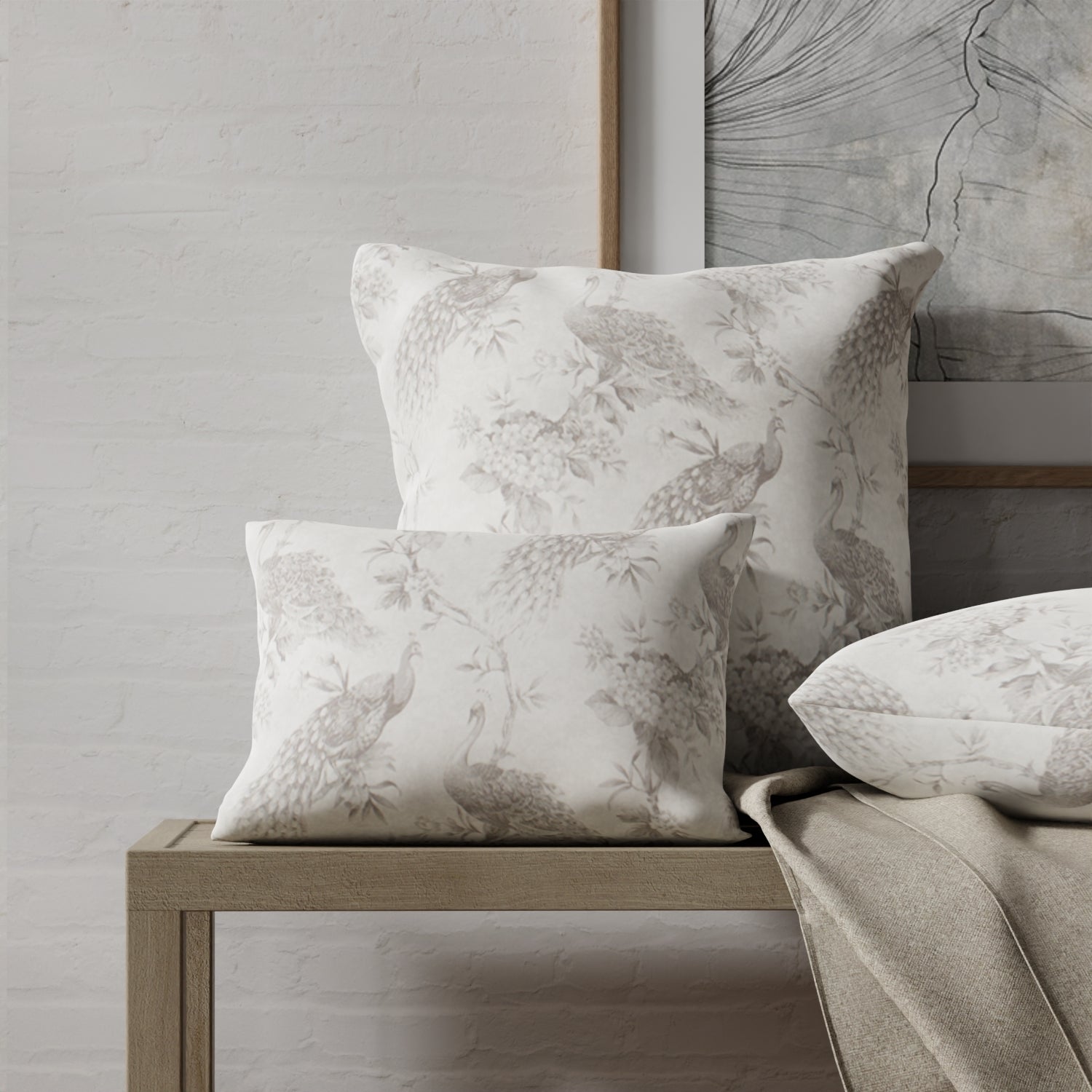 Wharton Bone - Folio Fabrics