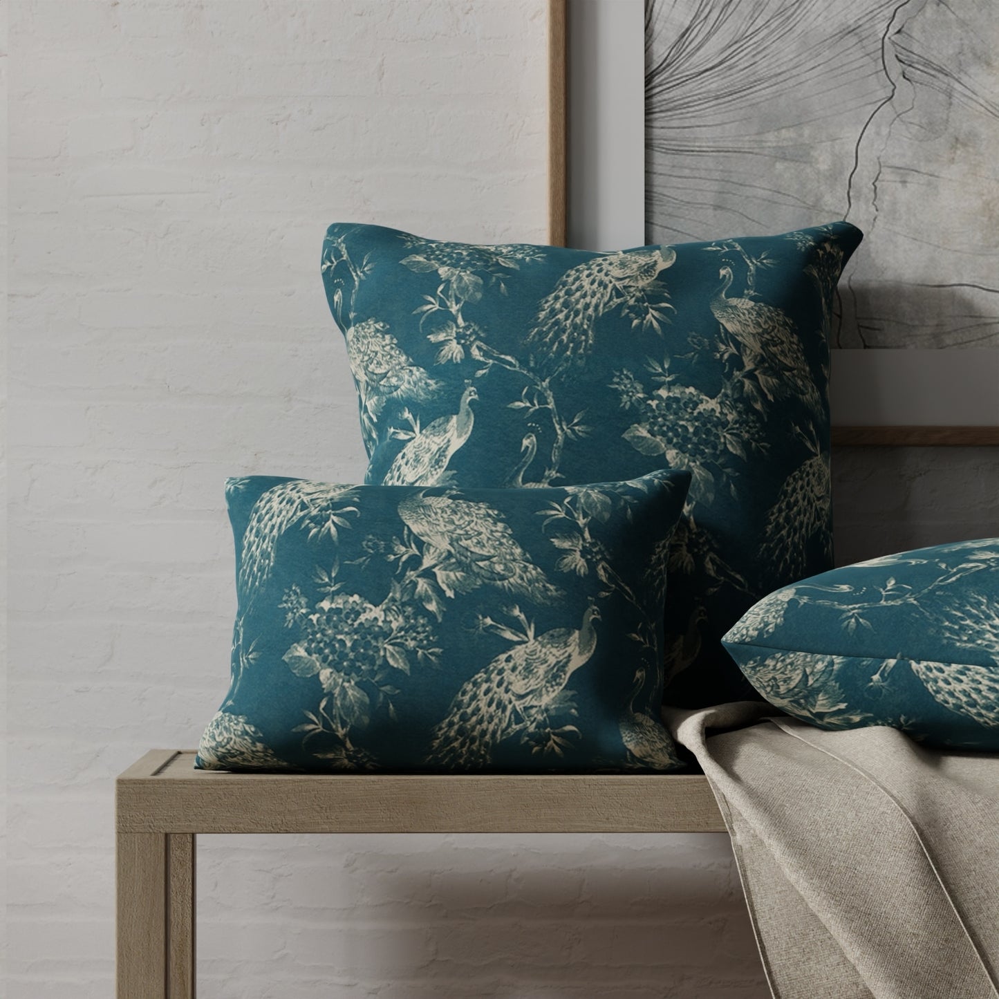 Wharton Peacock - Folio Fabrics
