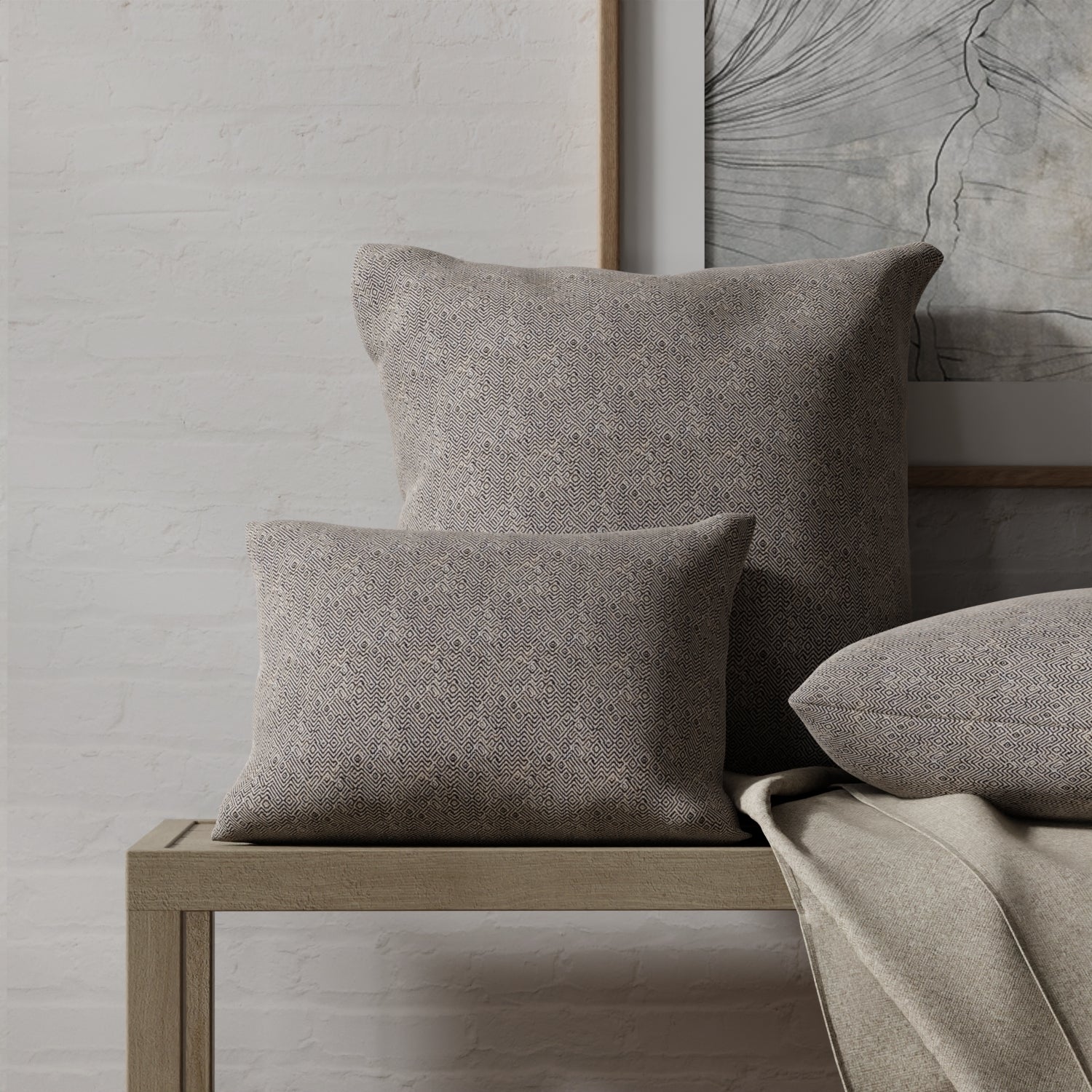 Woodbury Gunmetal - Folio Fabrics