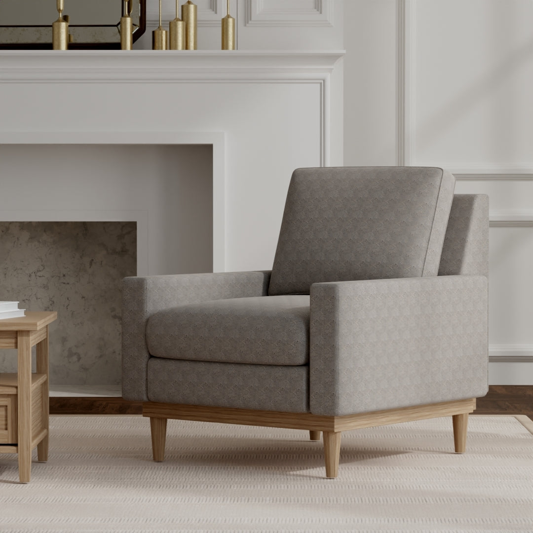 Woodbury Gunmetal - Folio Fabrics