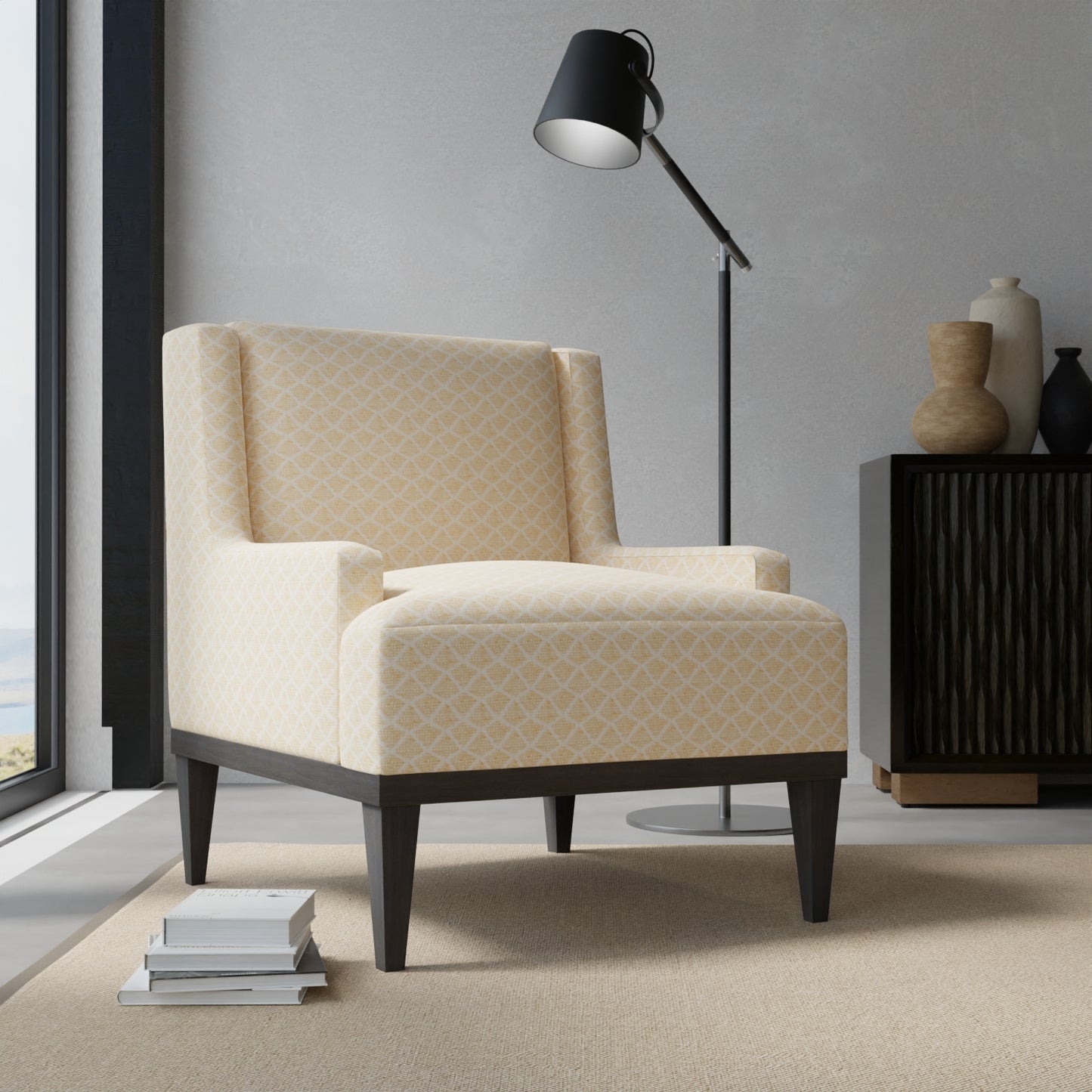 Woodruff Cornsilk - Folio Fabrics