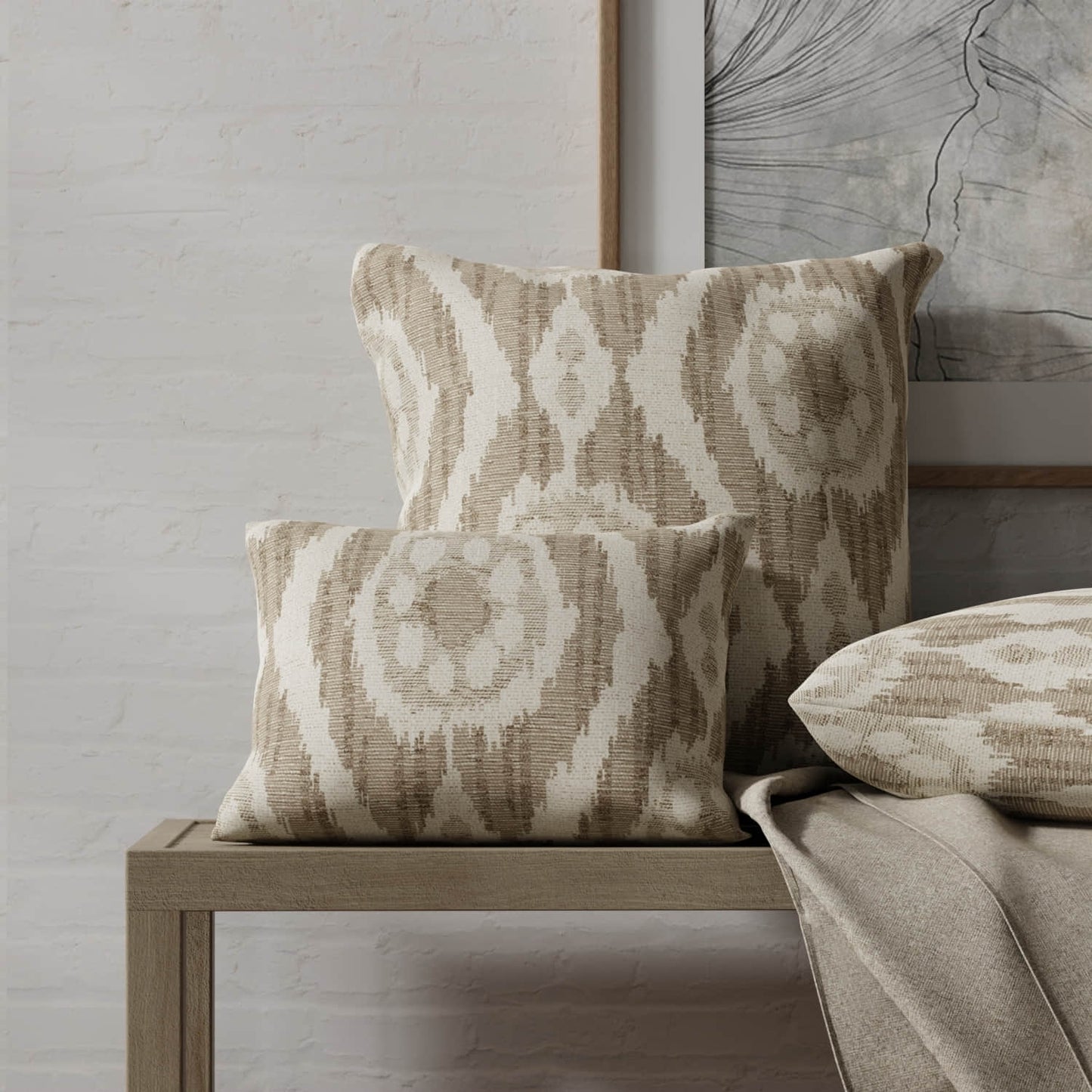 Antonio Coffee made up on pillows