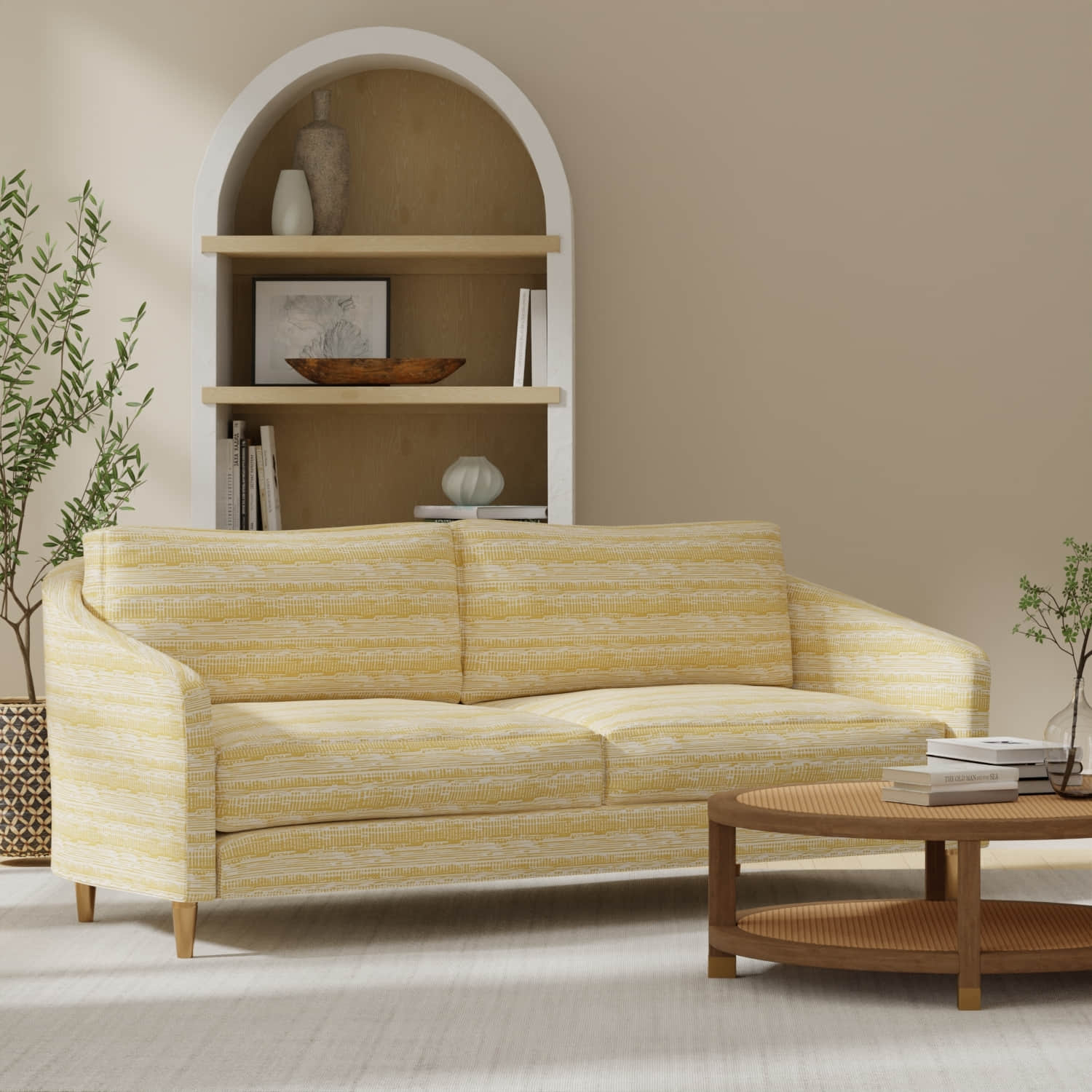 Arata Citrine - Folio Fabrics