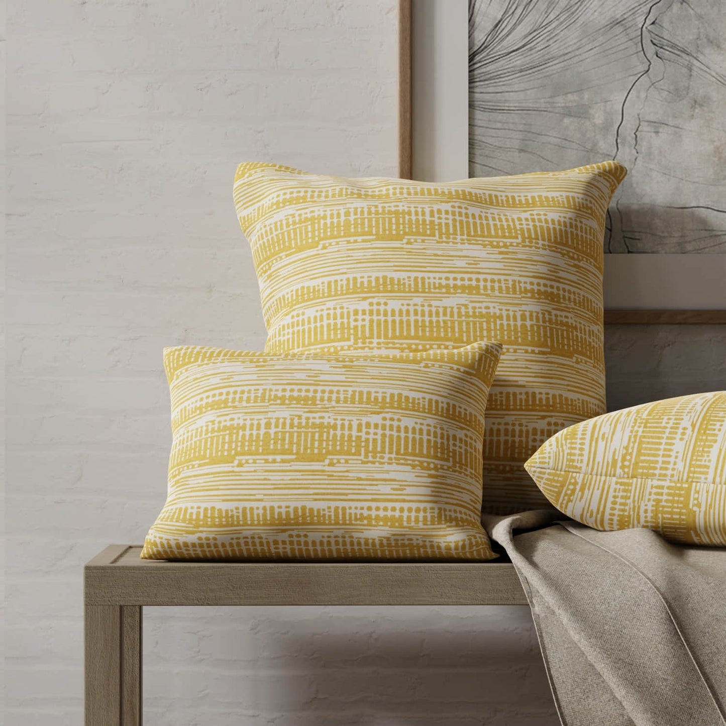 Arata Citrine - Folio Fabrics