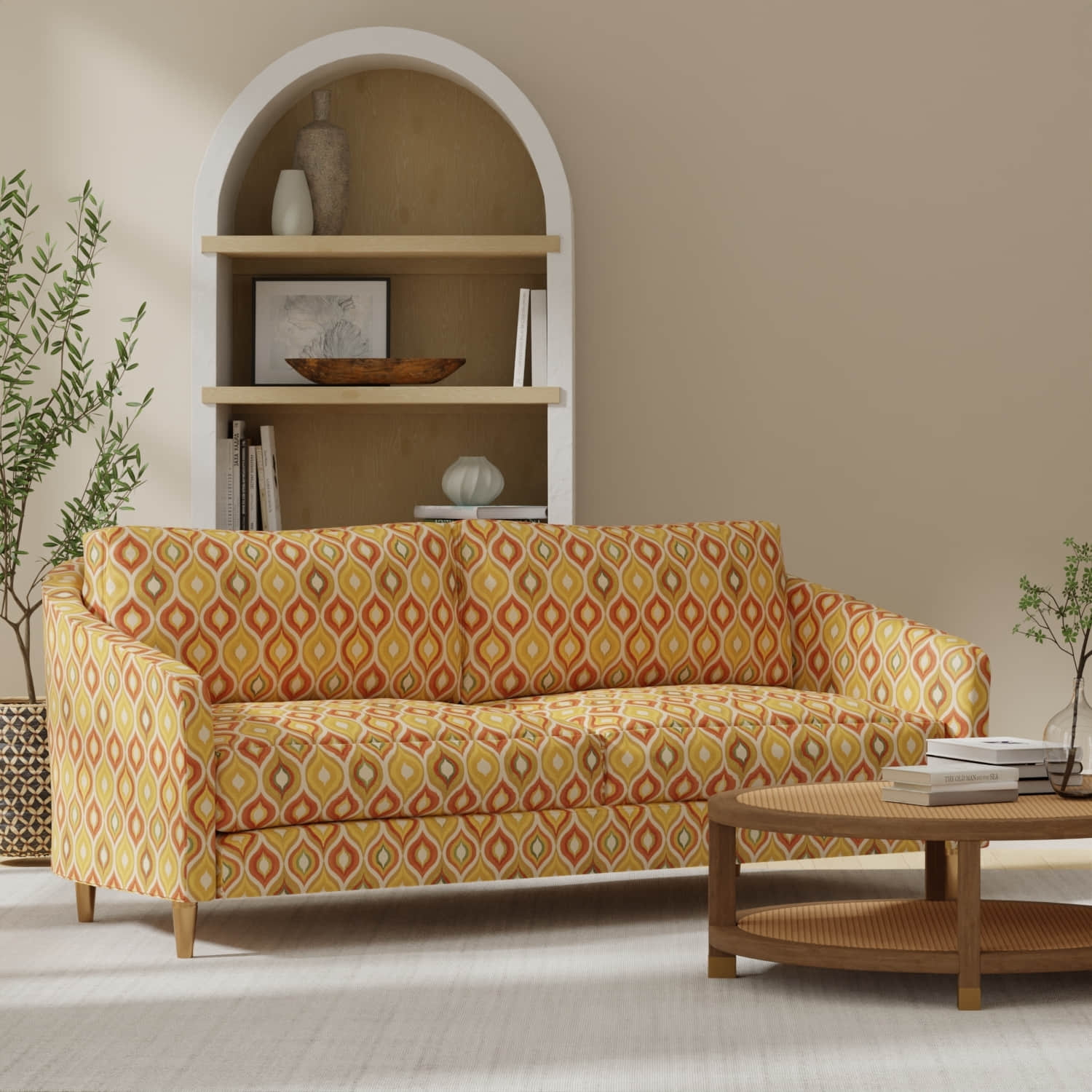 Darren Persimmon - Folio Fabrics