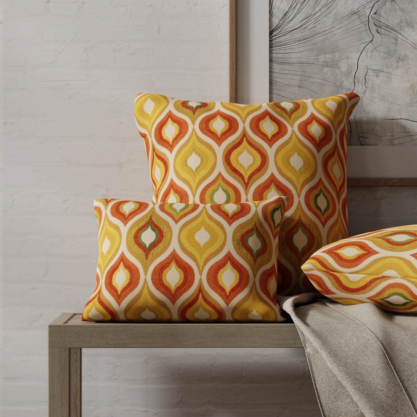 Darren Persimmon - Folio Fabrics