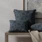 Delray Indigo made up on pillows