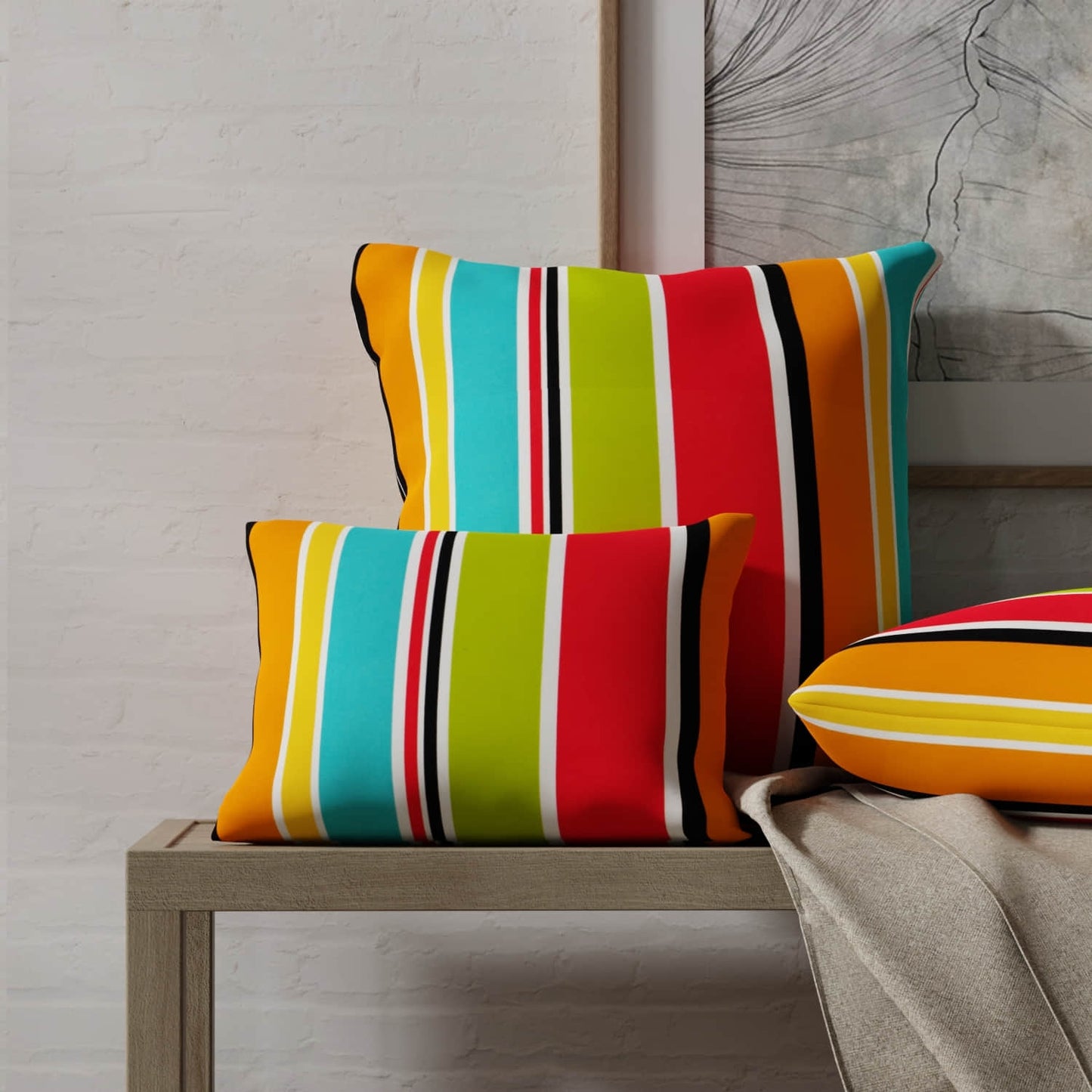 Dominica Festival made up on pillows