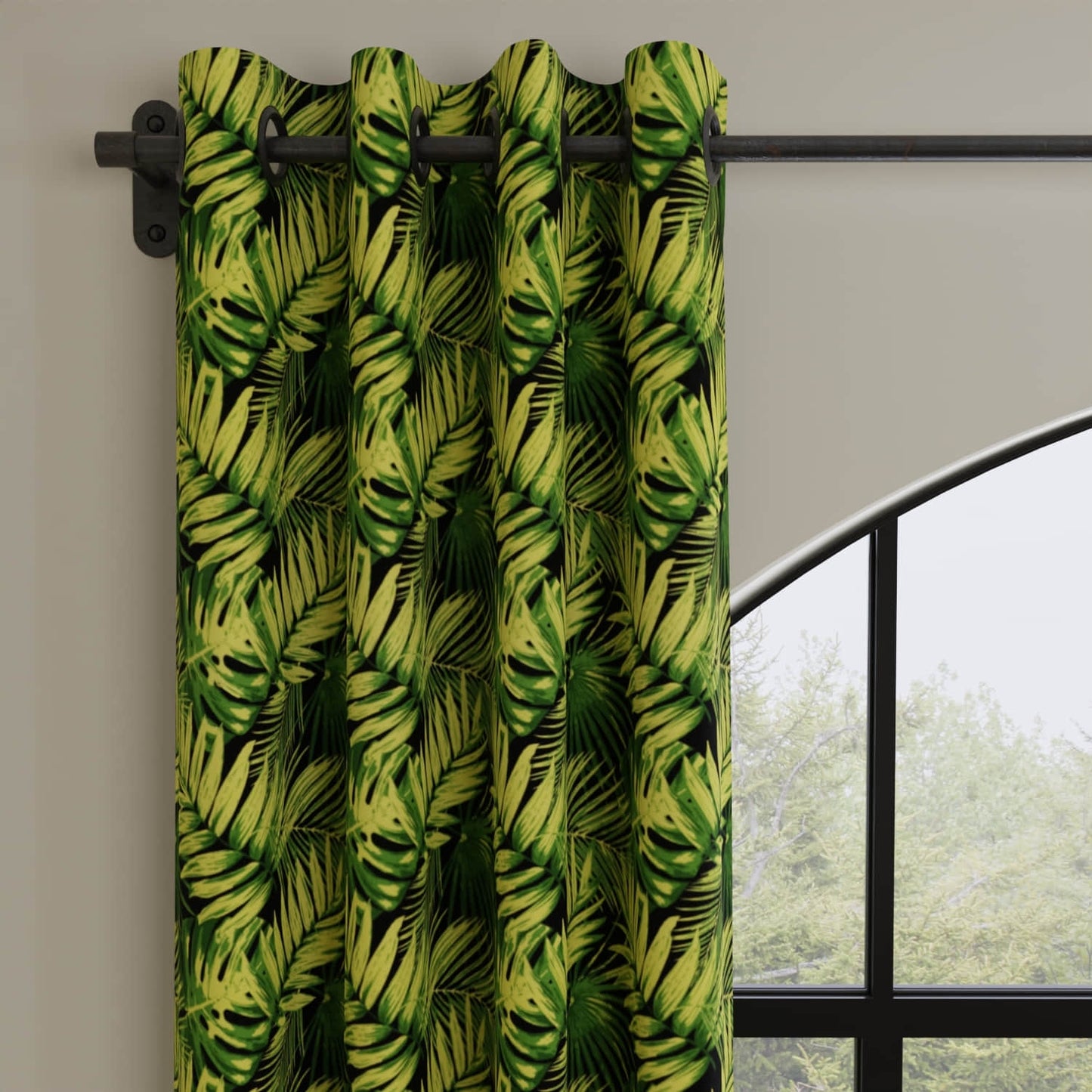 Elora Noir made up on drapery