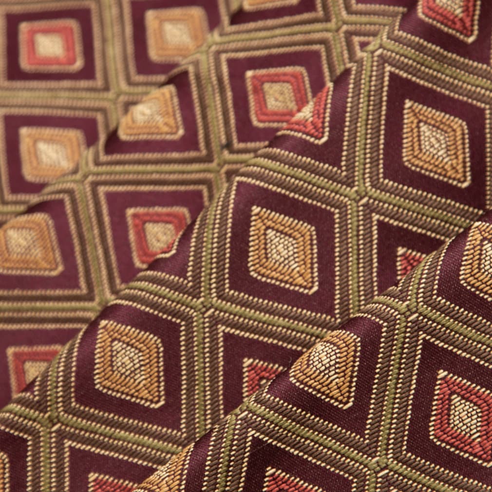 Francesca Aubergine - Folio Fabrics
