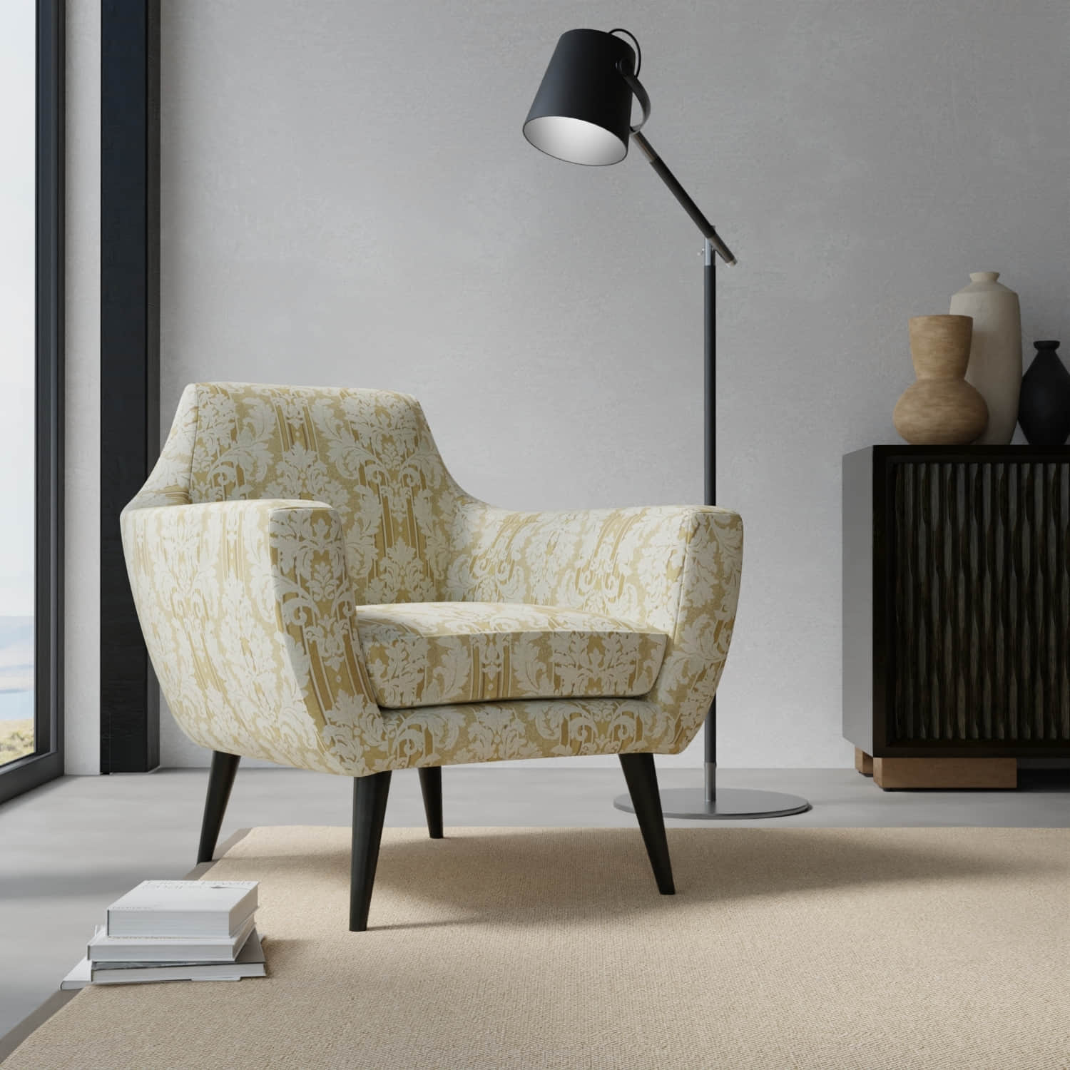 Hubert Gold - Folio Fabrics