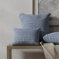 Key West Chambray made up on pillows