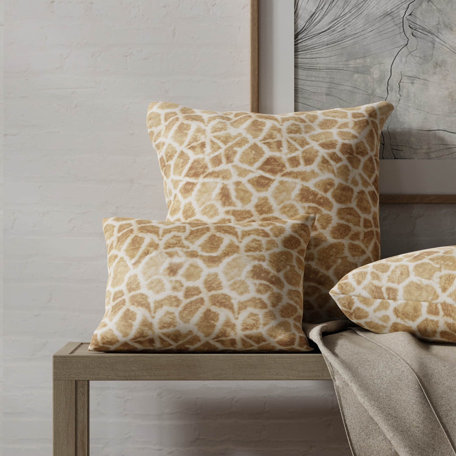 Laken Bronze - Folio Fabrics