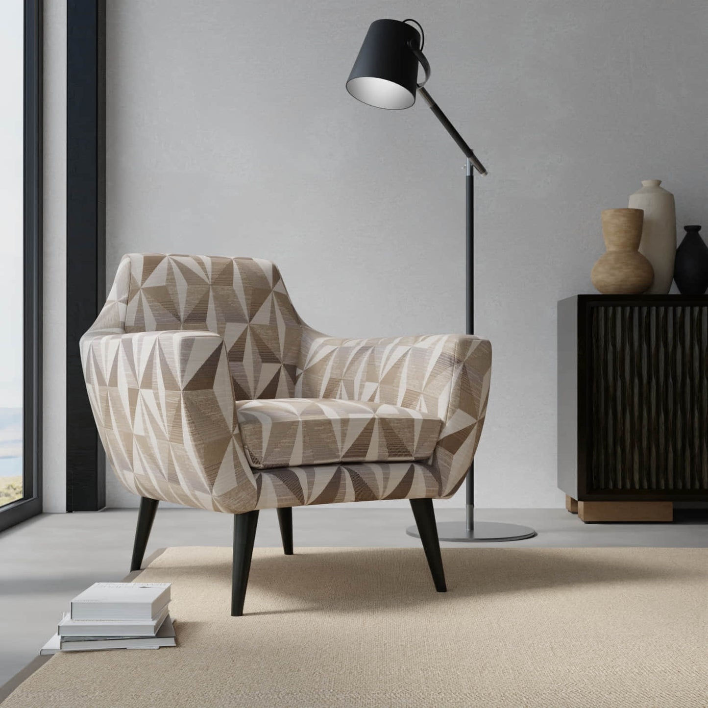 Liam Truffle - Folio Fabrics