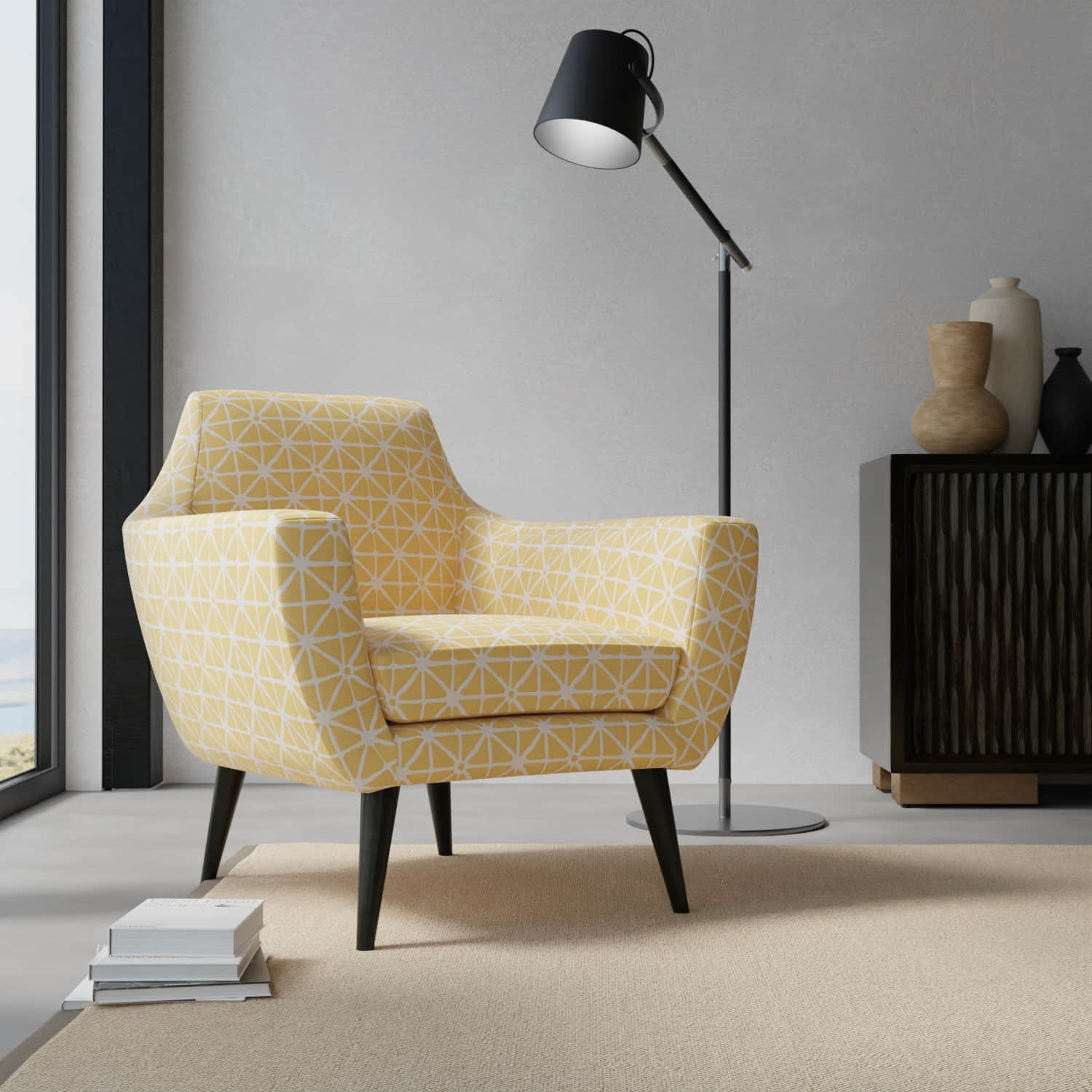 Magill Topaz upholstered on a contemporary chair