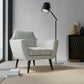Malibu Vapor upholstered on a contemporary chair