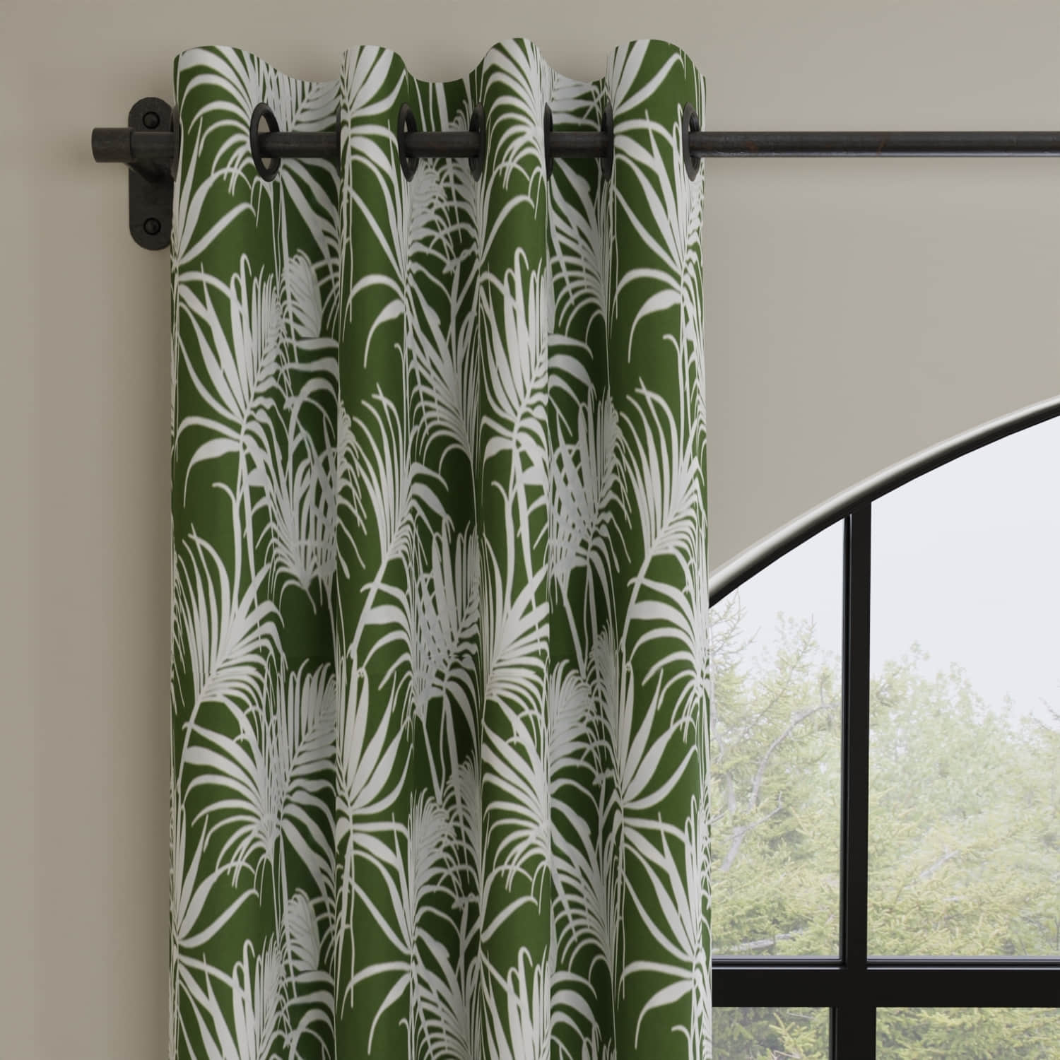 Peterson Fern made up on drapery