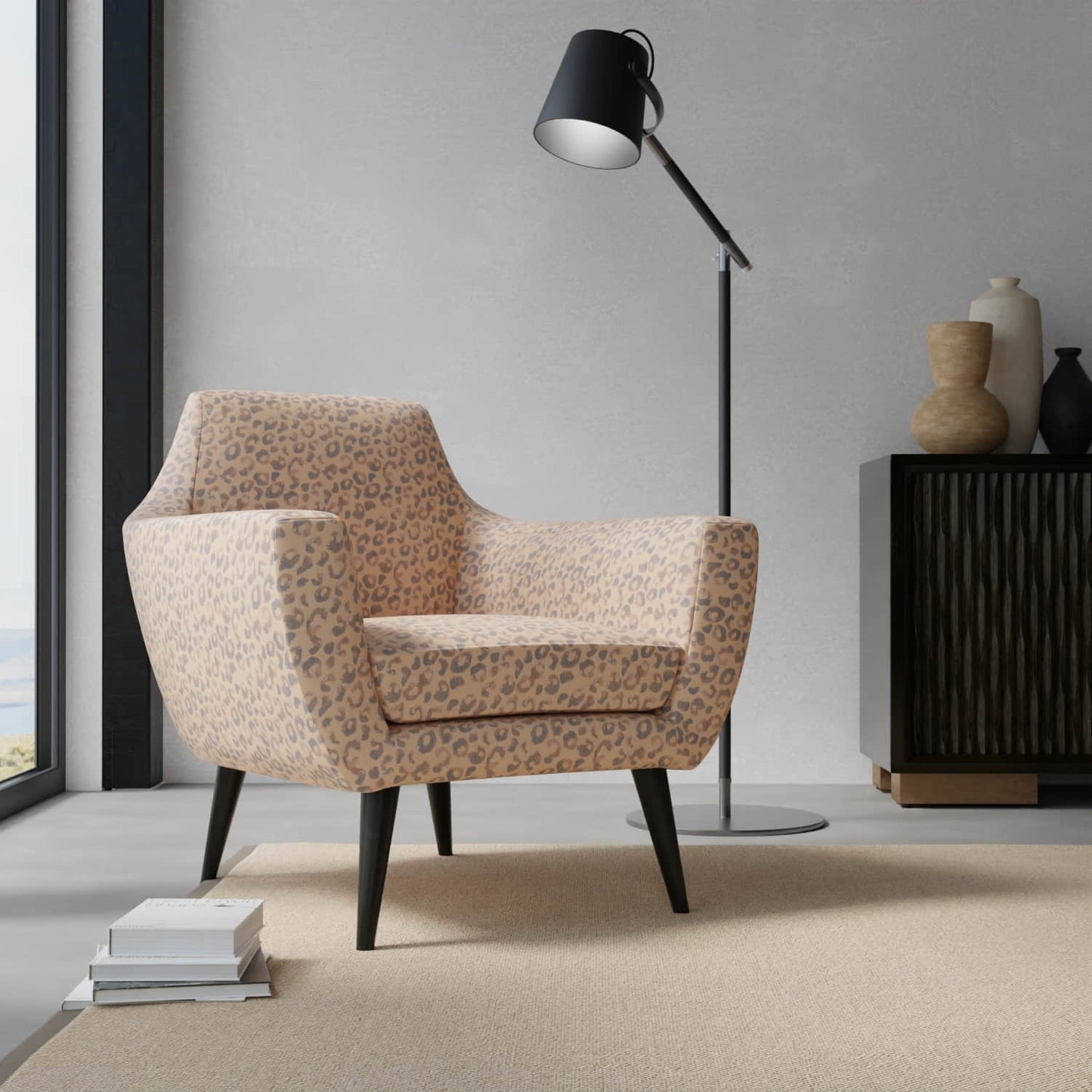 Petra Mustard - Folio Fabrics