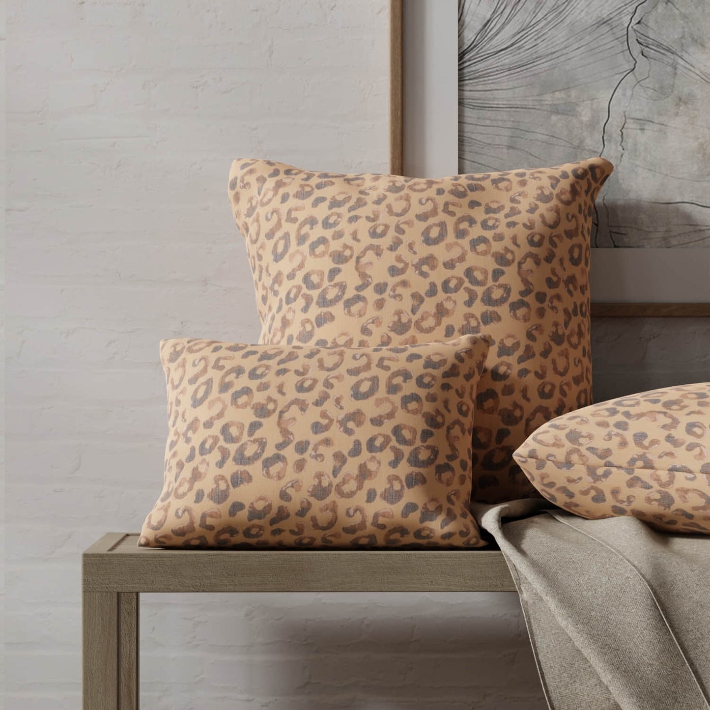 Petra Mustard - Folio Fabrics