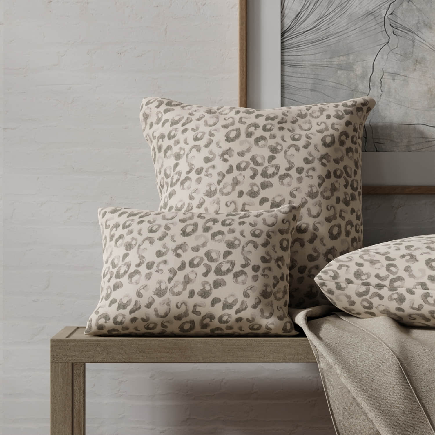 Petra Smoke - Folio Fabrics