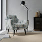 Spencer Seafoam upholstered on a contemporary chair
