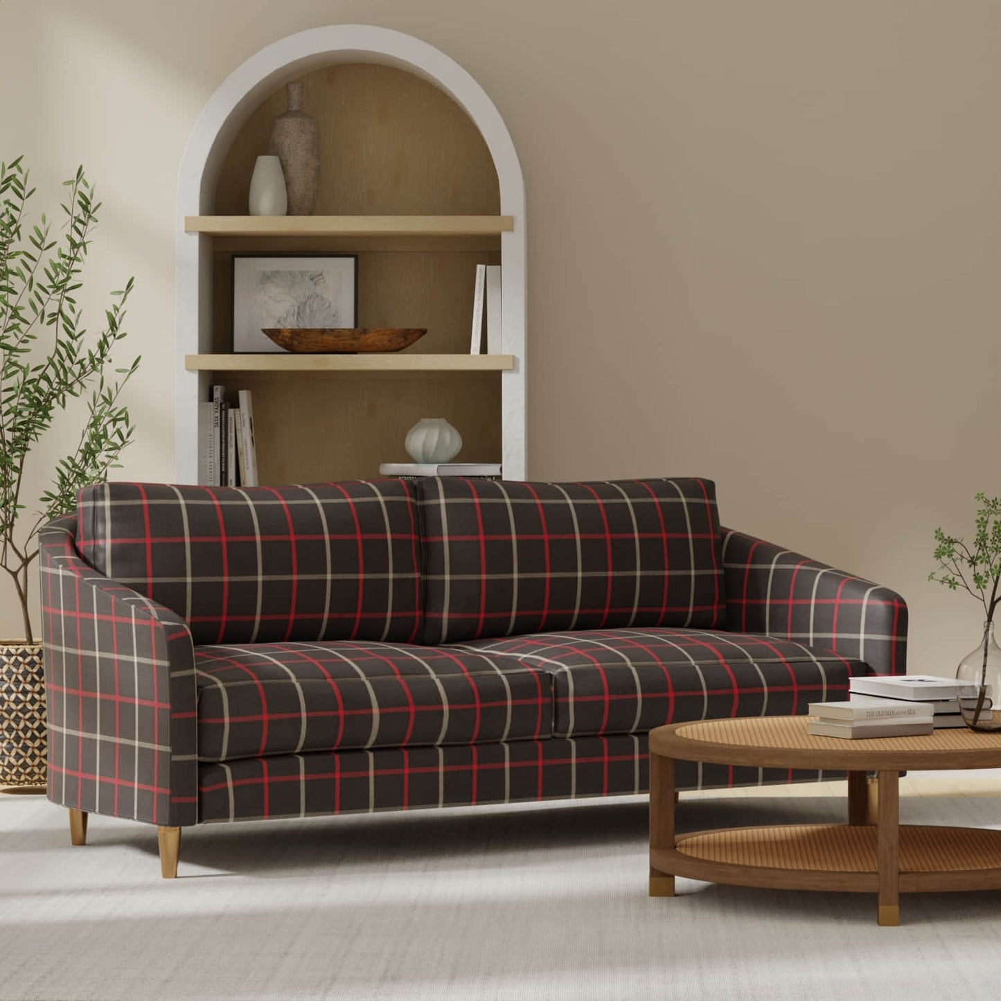 Stanton Oxblood - Folio Fabrics